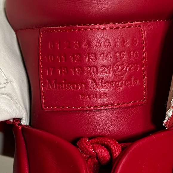 Mason Margiela Future 22 Sneakers RED Size 42 US9 - Picture 5 of 9